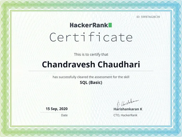 HackerRank SQL (Basic)