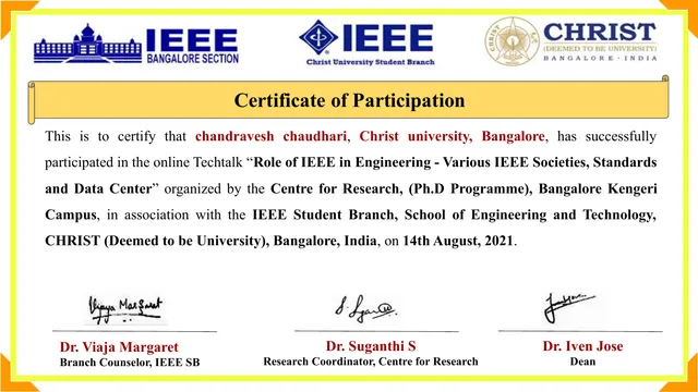 IEEE Bangalore: Role of IEEE in Engineering